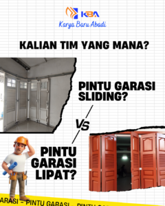 Pintu Garasi Sliding vs. Lipat: Mana yang Paling Pas untuk Rumah Anda?