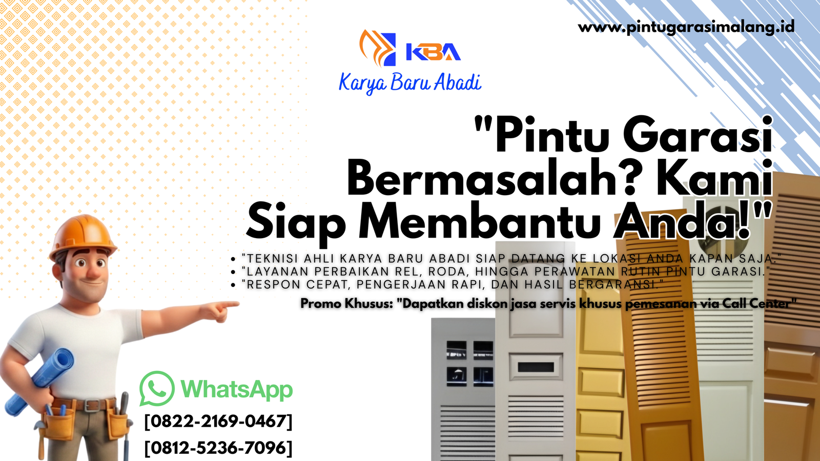 Jasa Servis Pintu Garasi Malang